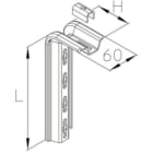 DIETZEL - DIE087268 Wandkonsole, leicht, 250x20x270 mm, Inkl