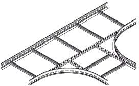 DIETZEL - DIE096899 Leiterabzweig, T-StA1/4ck, 500x60x400 mm