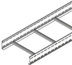 DIETZEL - DIE096934 Kabelleiter, Seitenholm gelocht, 500x100