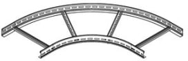 DIETZEL - DIE096979 Leiterinnenbogen, 90A^, 500x60x400 mm, E