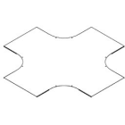 DIETZEL - DIE097124 Weitspannkreuzungsdeckel, 400x450 mm, se