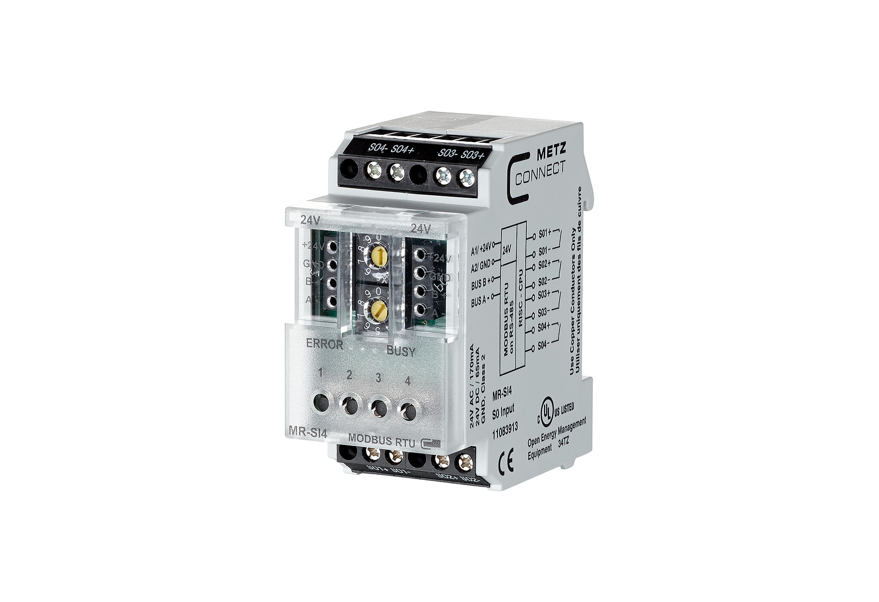 Metz - MEZ11083913 MR-SI4 Modbus RTU