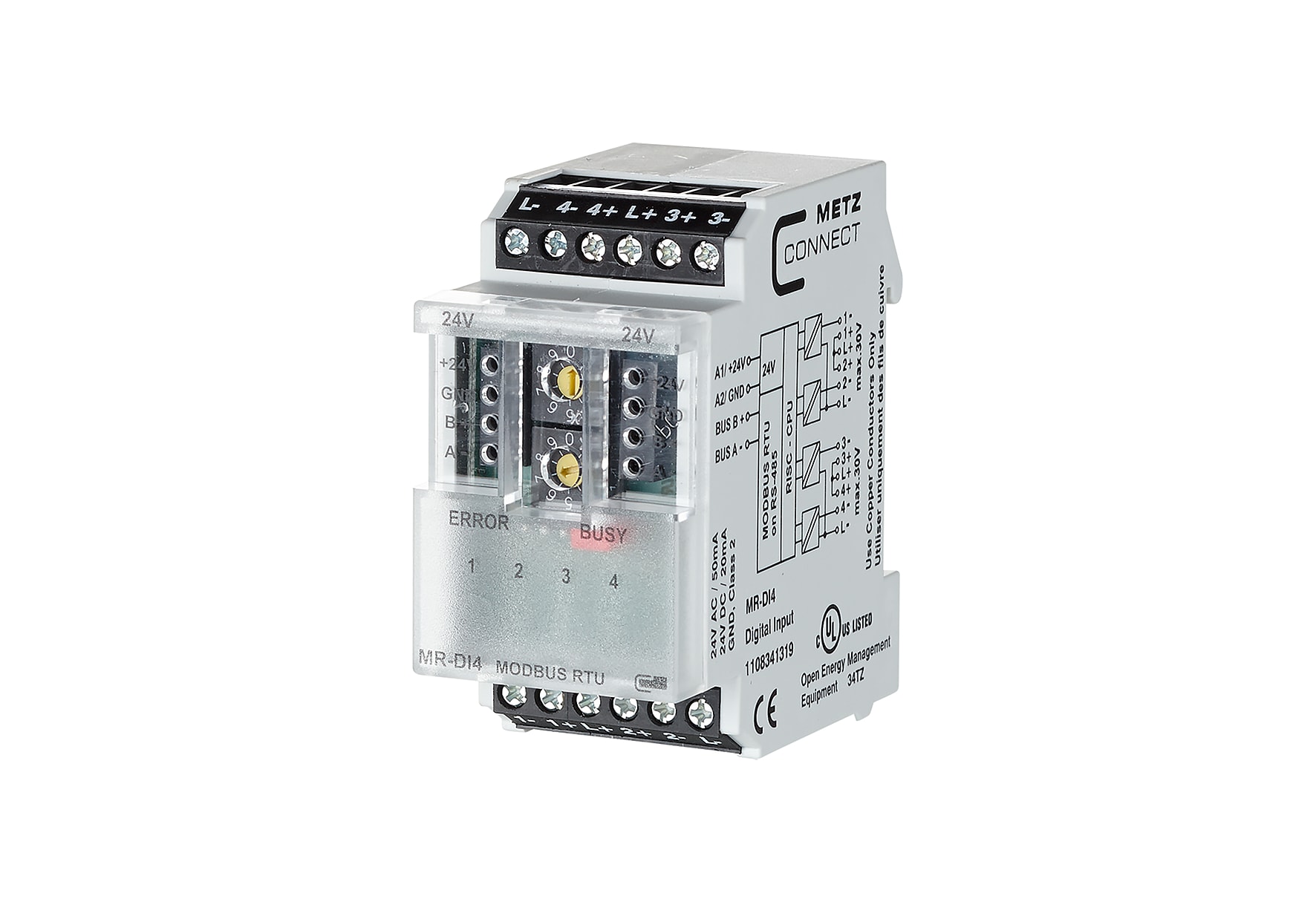 Metz - MEZ1108341319 MR-DI4 Modbus RTU