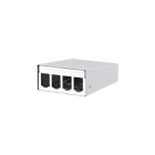 Metz - MEZ130861-0402-E Modul AP-GehAuse 4 Port reinweiA RAL90