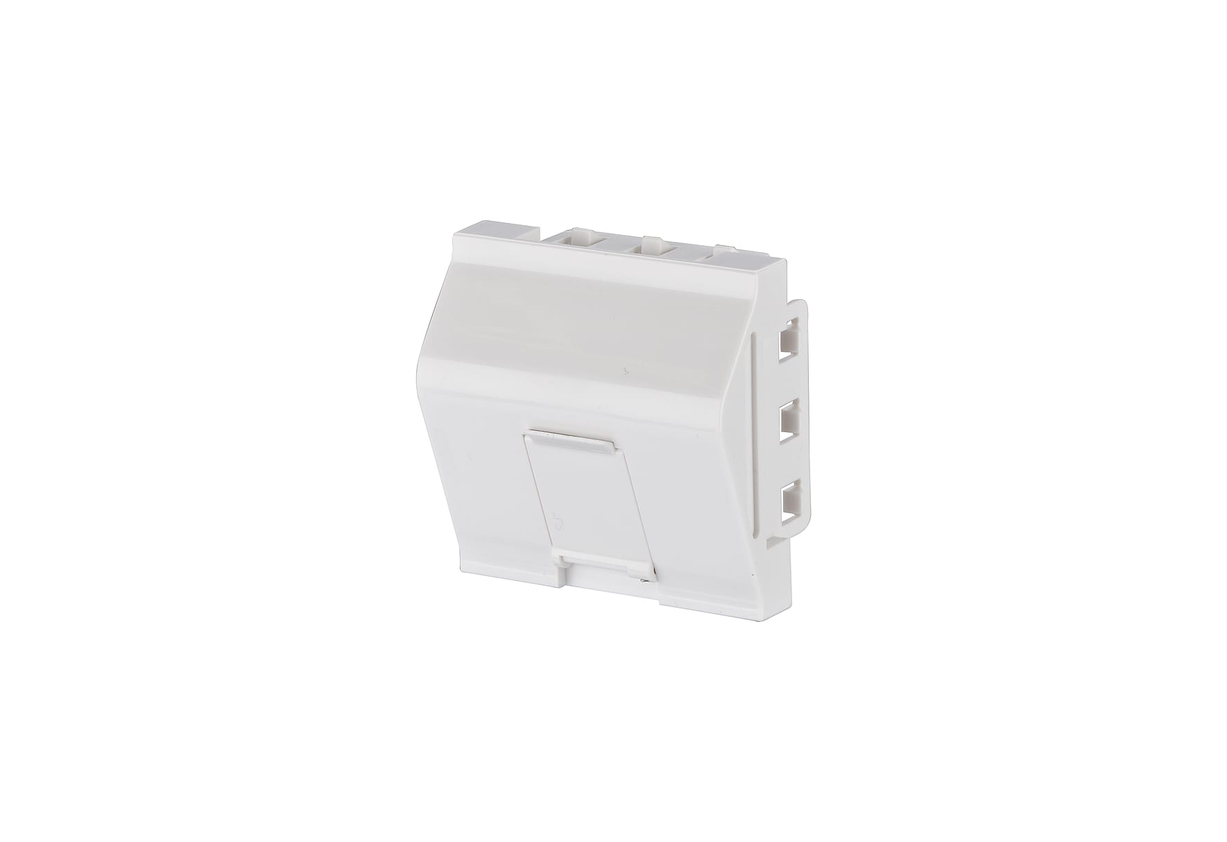 Metz - MEZ130914J4502KE Keystone Anschlussdose 45x45 mm 1 Port u