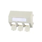 Metz - MEZ1309320301-E Subway 3 Port Abdeckkappe perlweiA RAL1