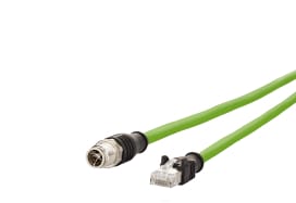 Metz - MEZ142M2X15010 Verbindungsleit. M12 S-RJ45 S 8-pol X-ko