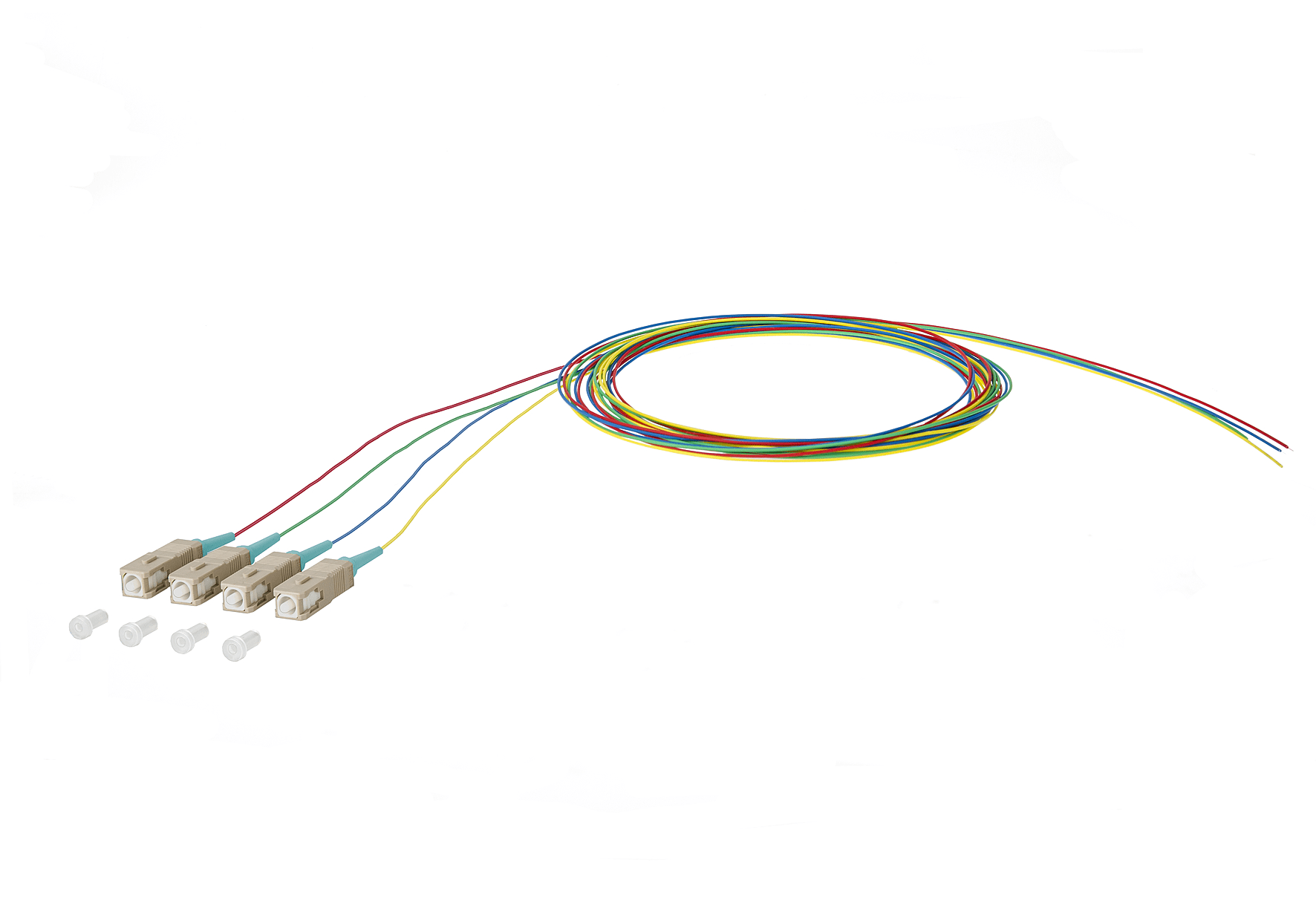Metz - MEZ150M1CO0020E4 OpDAT Pigtail SC-PC 0,9mm STB OM3 2m 4Fr