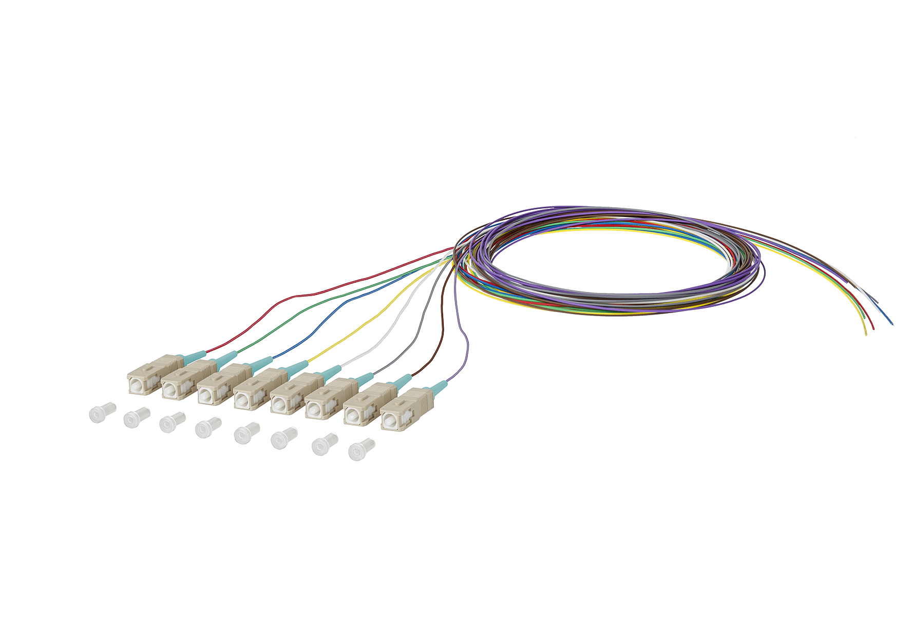Metz - MEZ150M1CO0020E8 OpDAT Pigtail SC-PC 0,9mm STB OM3 2m 8Fr