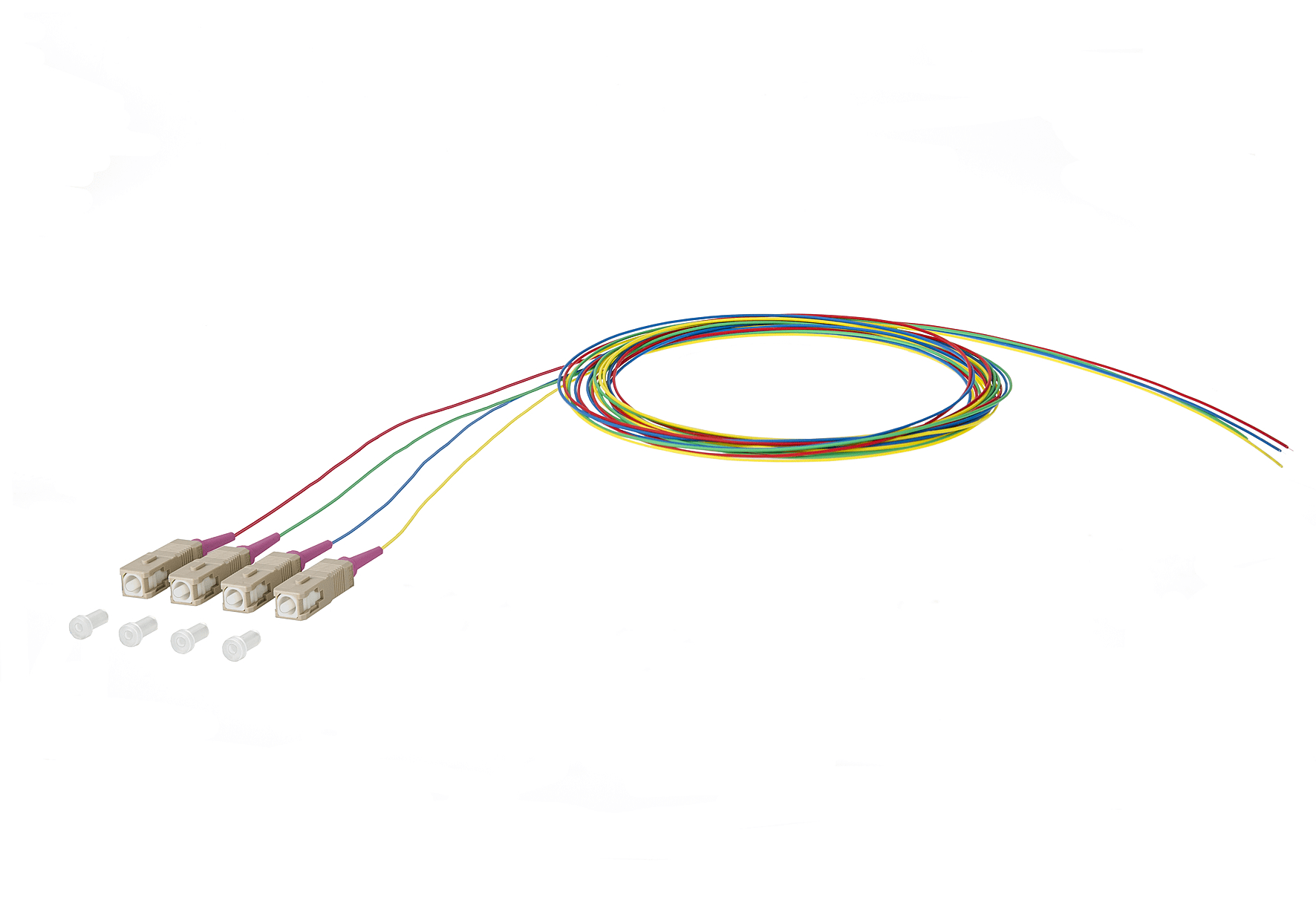 Metz - MEZ150N1CO0020E4 OpDAT Pigtail SC-PC 0,9mm STB OM4 2m 4Fr