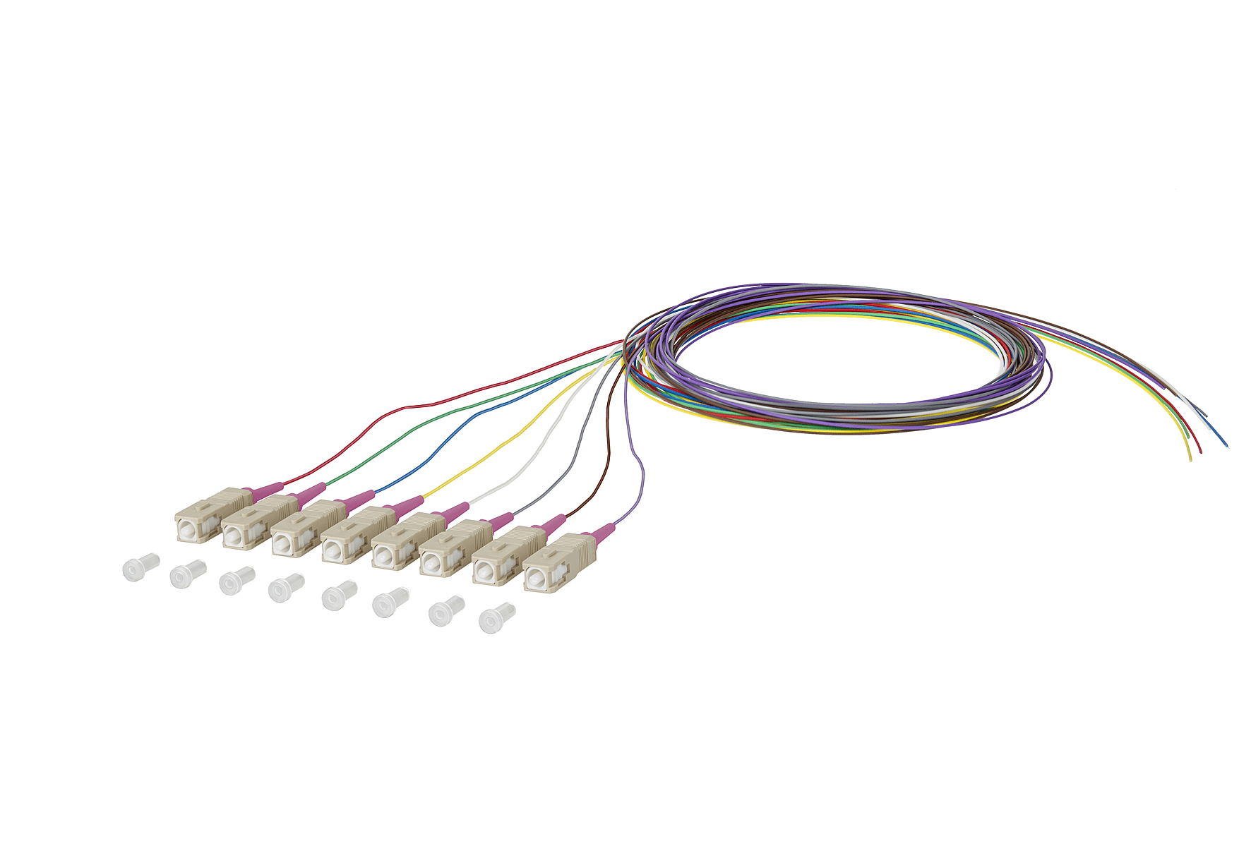 Metz - MEZ150N1CO0020E8 OpDAT Pigtail SC-PC 0,9mm STB OM4 2m 8Fr