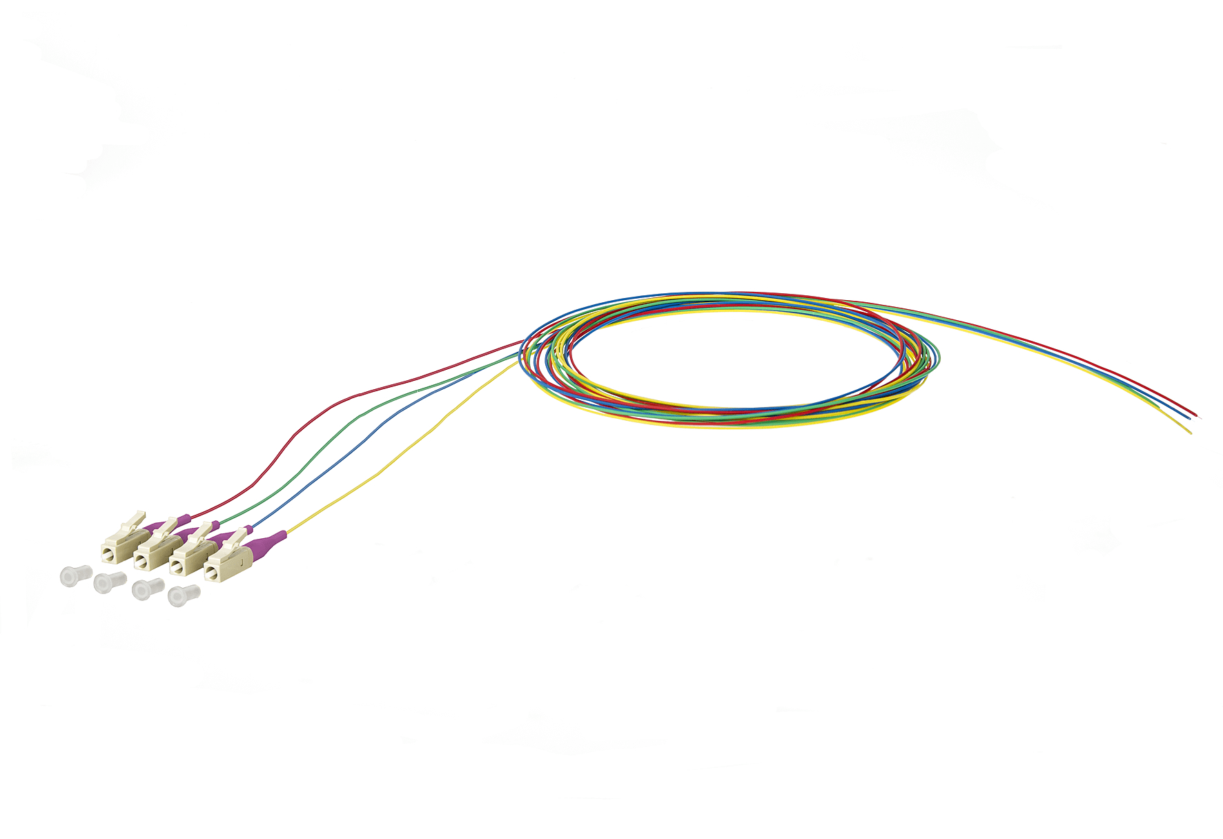 Metz - MEZ150N1JO0020E4 OpDAT Pigtail LC-PC 0,9mm STB OM4 2m 4Fr