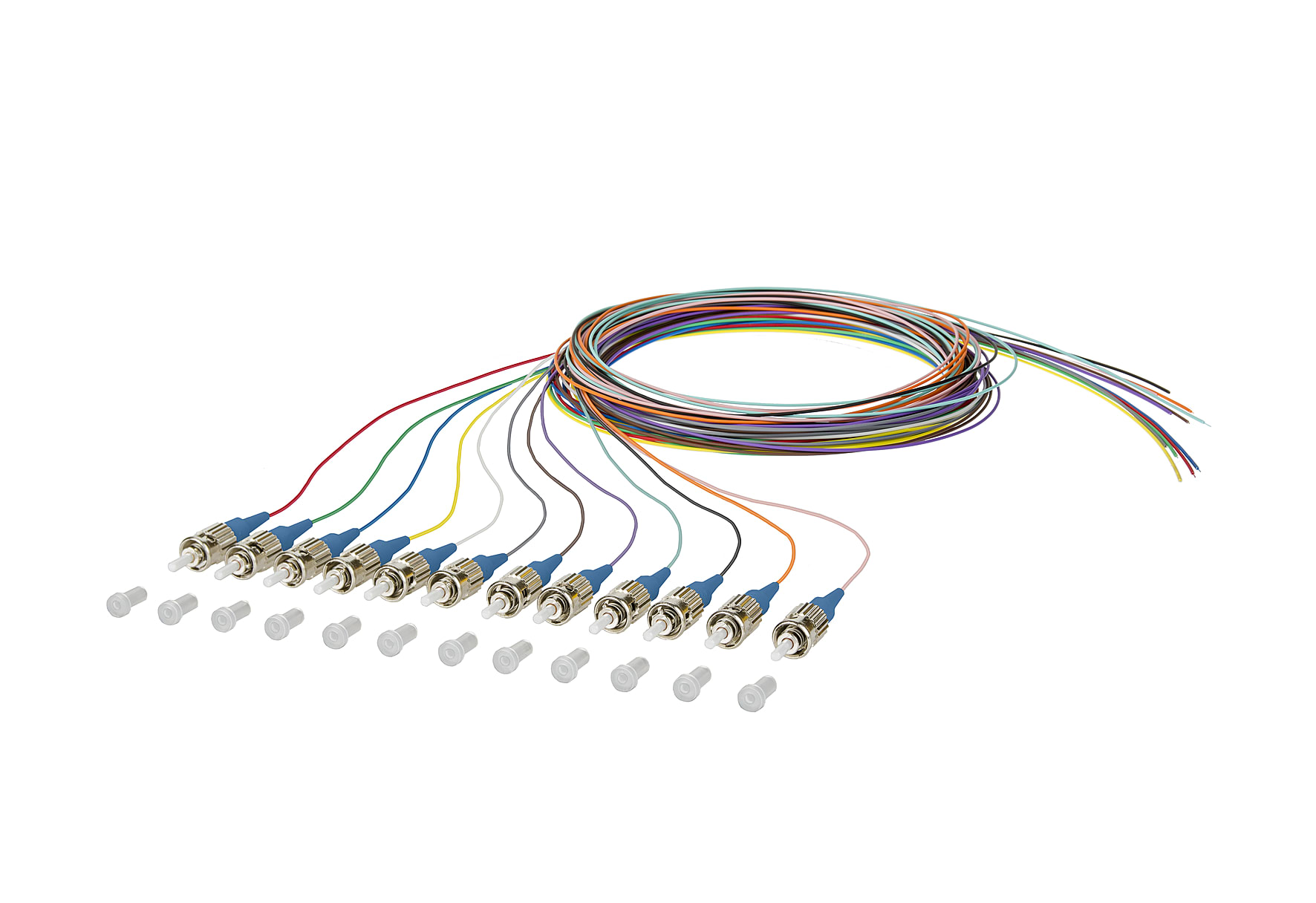 Metz - MEZ150Q1AO0020E OpDAT Pigtail ST-UPC OS2 0,9 mm 12 Farbe
