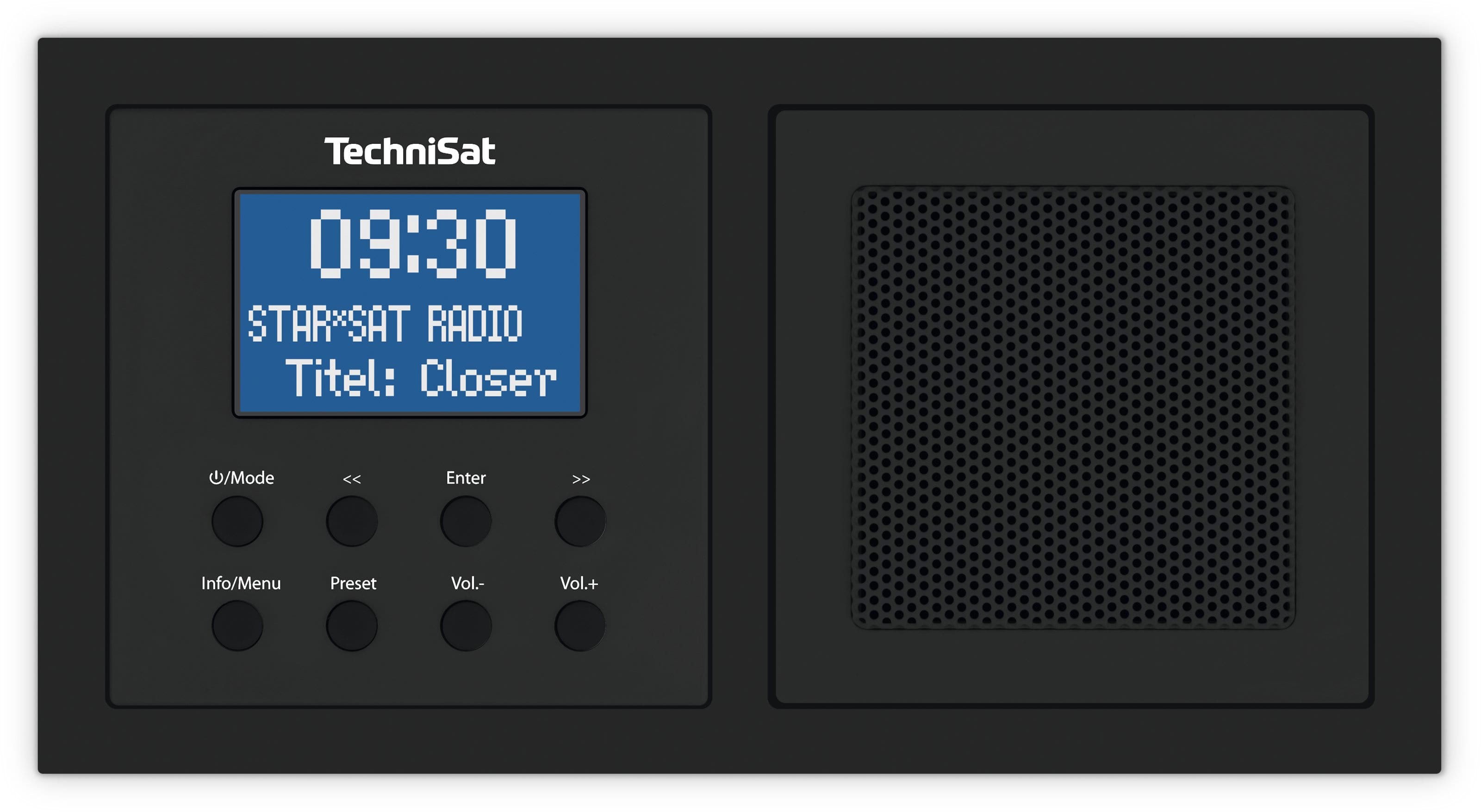 Technisat - TCT0000/3900 Unterputzradio 2W UKW/DAB+ RDS Bluet. We