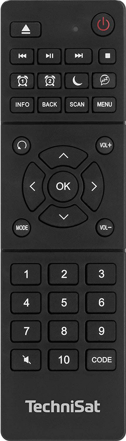 Technisat - TCT0000/3860 Universalfernbedienung fA1/4r DAB+ Radio