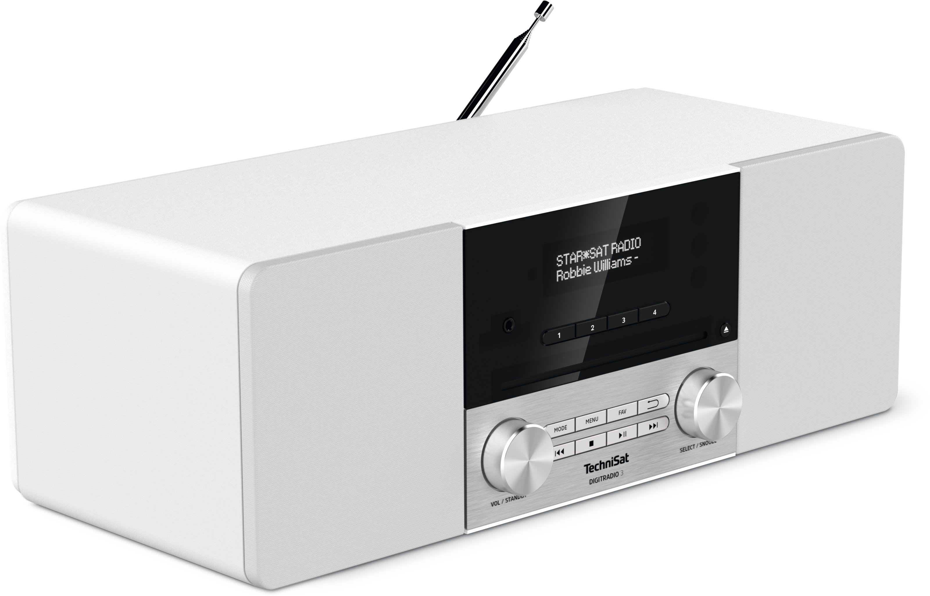 Technisat - TCT0001/3913 Radio 2x10W UKW DAB+ RDS Bluetooth Wecke