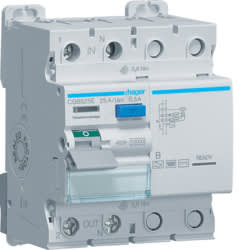 HAGER - HAGCGB525E INT DIFF ACC 2P 500MA 25A B 4M