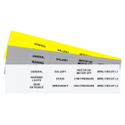 GRAFOPLAST SRL - GRAEVO41550B TARGHETTA PVC ADES NERO 50X15MM 132PZ