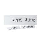 GRAFOPLAST SRL - GRAEVO3070Y TARGA QUADRO PVC GIALLO 70X30MM 33PZ
