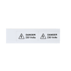 GRAFOPLAST SRL - GRAEVO43070M TARGA QUADRO PVC ADES METAL 70X30MM 33PZ