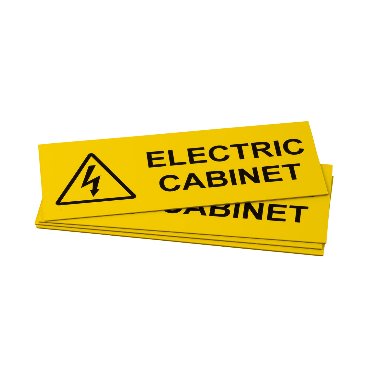 GRAFOPLAST SRL - GRAEVO460150Y TARGA QUADRO PVC AD GIAL 150X60MM 15PZ