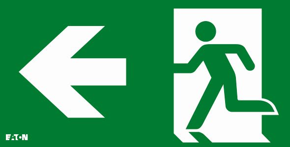 EATON - EAOLUM10574 PITTOGRAMMA SINISTRA CRYSTALWAY 20M