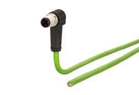 Metz - MEZ142M1D90090 M12 Kabel D-kod. Stecker gewinkelt / fre