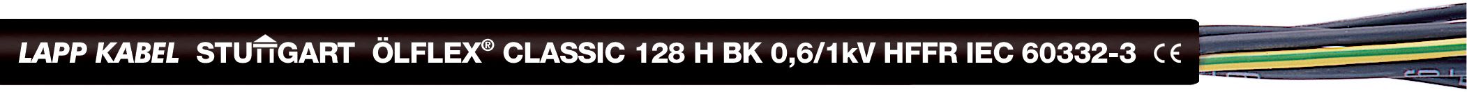 LAPP ITALIA SRL - LPP1123523 OLFLEX CLASSIC 128 H BK 0,6/1 KV 5G1