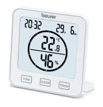 BEURER - BUE67804 Thermo-Hygrometer LCD Timer weiA
