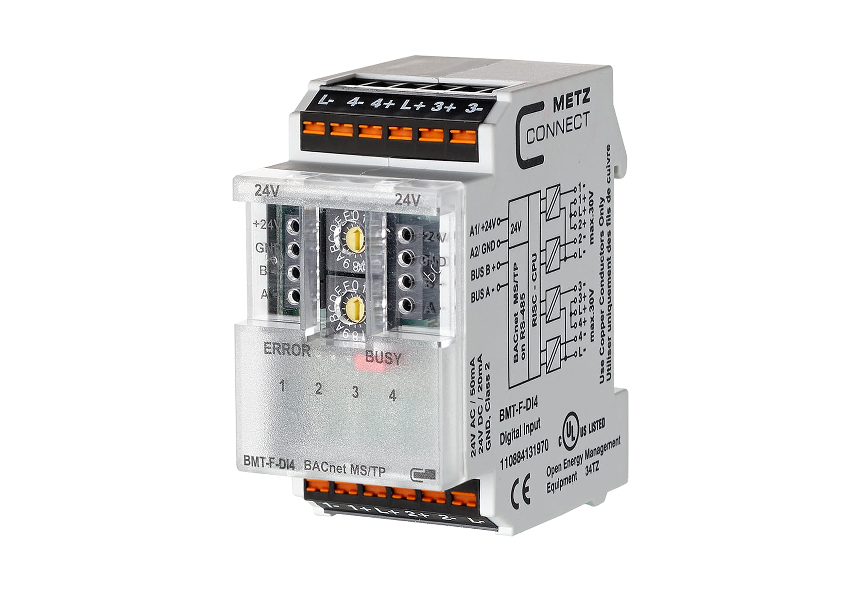 Metz - MEZ110884131970 BMT-F-DI4 BACnet MS/TP