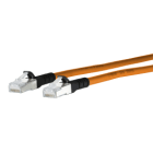 Metz - MEZ130845B001-E Patchkabel Cat.6A AWG 26 20,0 m orange-s