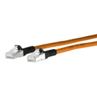 Metz - MEZ130845B001-E Patchkabel Cat.6A AWG 26 20,0 m orange-s