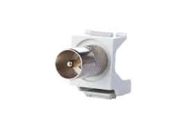 Metz - MEZ130898-0303KI KOAX modul IEC-Stecker / F-Buchse, Keyst