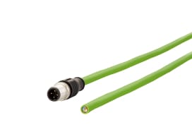 Metz - MEZ142M1D10005 Anschlussleitung M12 D-kodiert 0,5 m M12