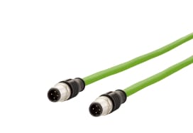 Metz - MEZ142M1D11030 Verbindungsleitung M12, D-kodiert, 3,0 m