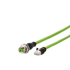 Metz - MEZ142M4D25100 Verbindungsleitung M12 D-kodiert 10,0 m