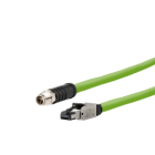 Metz - MEZ142M6X18120 Verbindungsleitung M12, X-kodiert, 12 m