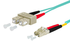 Metz - MEZ151J1EOJOB0E OpDAT Patchkabel SC-D/LC-D OM3, 20,0 m