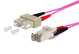 Metz - MEZ151S1EOMO30E OpDAT Patchkabel SC-D/E2000-D OM4 3,0 m