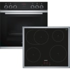 Siemens Hausgerate - SIZEQ211XA0AT E-Herd Set: HE213ABS1 + EI645CFB1E schwa