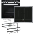 Siemens Hausgerate - SIZEQ521DA0ZM E-Herd Set: HE517ABS1 + EM645CQB5E + HZ5