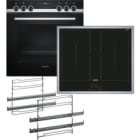 Siemens Hausgerate - SIZEQ521DA0ZM E-Herd Set: HE517ABS1 + EM645CQB5E + HZ5