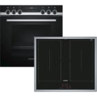 Siemens Hausgerate - SIZEQ521DB0ZM E-Herd Set: HE517BBS1 + EM645CQB5E schwa