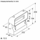 Siemens Hausgerate - SIZHZ9VDSB4 Flachkanal 90G vertikal S