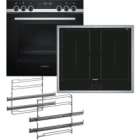 Siemens Hausgerate - SIZPQ521DA0ZM E-Herd Set: HE578ABS1 + EM645CQB5E + HZ5