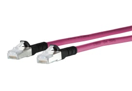 Metz - MEZ130845A502-E Patchkabel Cat.6A AWG 26 15,0 m violett-