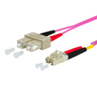 Metz - MEZ151S1EOJOA5E OpDAT Patchkabel SC-D/LC-D OM4, 15,0 m