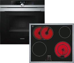 Siemens Hausgerate - SIZEQ212IC0AT B-Herd Set: HM633GNS1 + ET645HN17E schwa