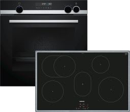 Siemens Hausgerate - SIZEQ214IR0AT B-Herd Set: HR538ABS1 + EH845BFB1E schwa