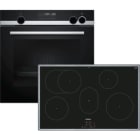 Siemens Hausgerate - SIZEQ214IR0AT B-Herd Set: HR538ABS1 + EH845BFB1E schwa